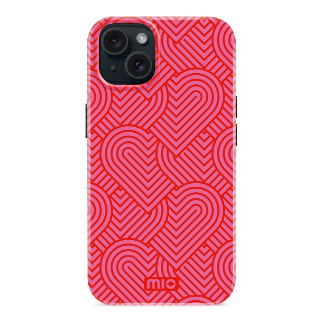 Back panel cover Mio  MIO Wild Hearts Magsafe Compatible for iPhone 13/14/15