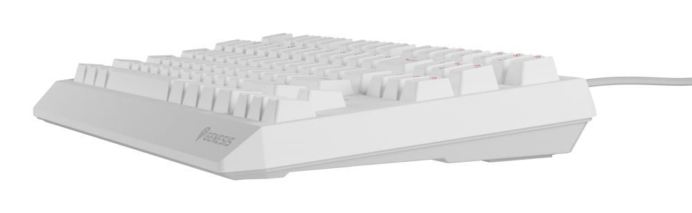 Компьютерная клавиатура Genesis  THOR 230 | Mechanical Gaming Keyboard | Wireless | US | White | 2.4 GHz, Bluetooth, USB | Outemu Red