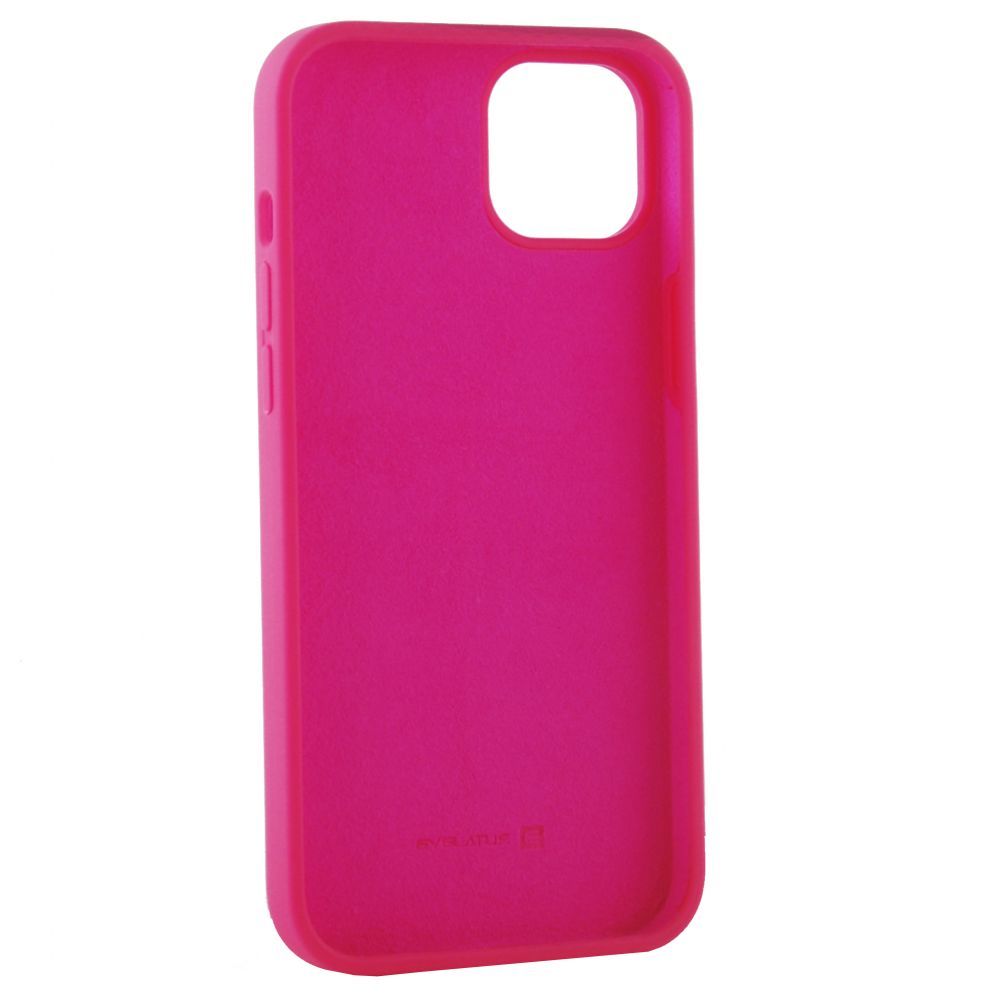 Tagakaaned Evelatus Apple iPhone 14 6.1 Premium Soft Touch Silicone Case Rosy Red