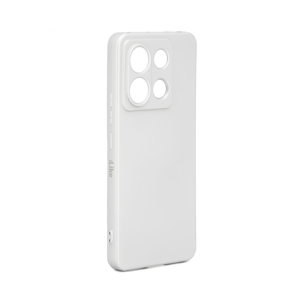 Чехол на заднюю панель iLike Xiaomi Poco X6 Nano silicone case Silver