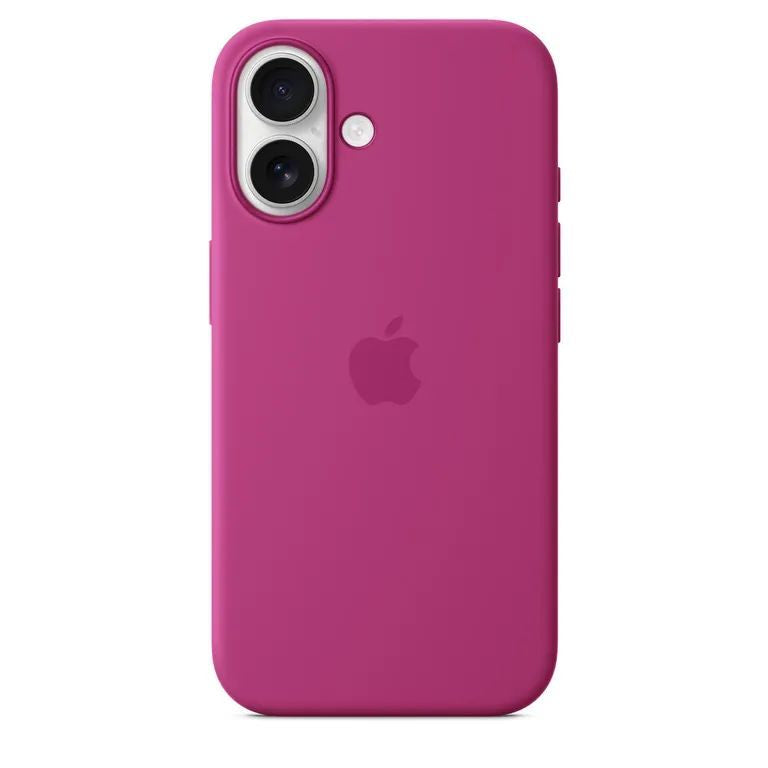 Чехол на заднюю панель Apple - MYY53ZM/A Apple Silicone Magsafe Cover for iPhone 16 Fuchsia