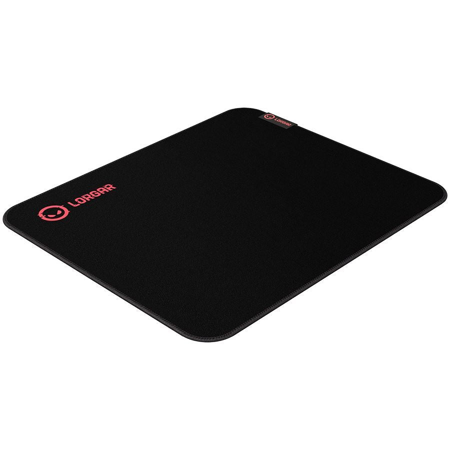 Mouse pad LORGAR  Lorgar Main 323, Gaming mouse pad, Precise control surface, Red anti-slip rubber base, size: 360mm x 300mm x 3mm, weight 0.21kg