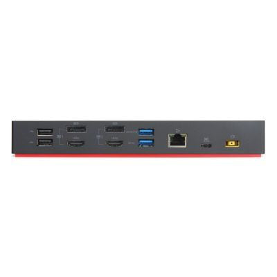 Võrgulülitid Lenovo  ThinkPad Hybrid USB A/C Dock 2xDisplayPort, 2xHDMI, 2x3840x2160-60Hz, 1Gbit LAN, 1xUSB-C Front 5xUSB-A 2xUSB2.0 3xUSB3.0 (EU)
