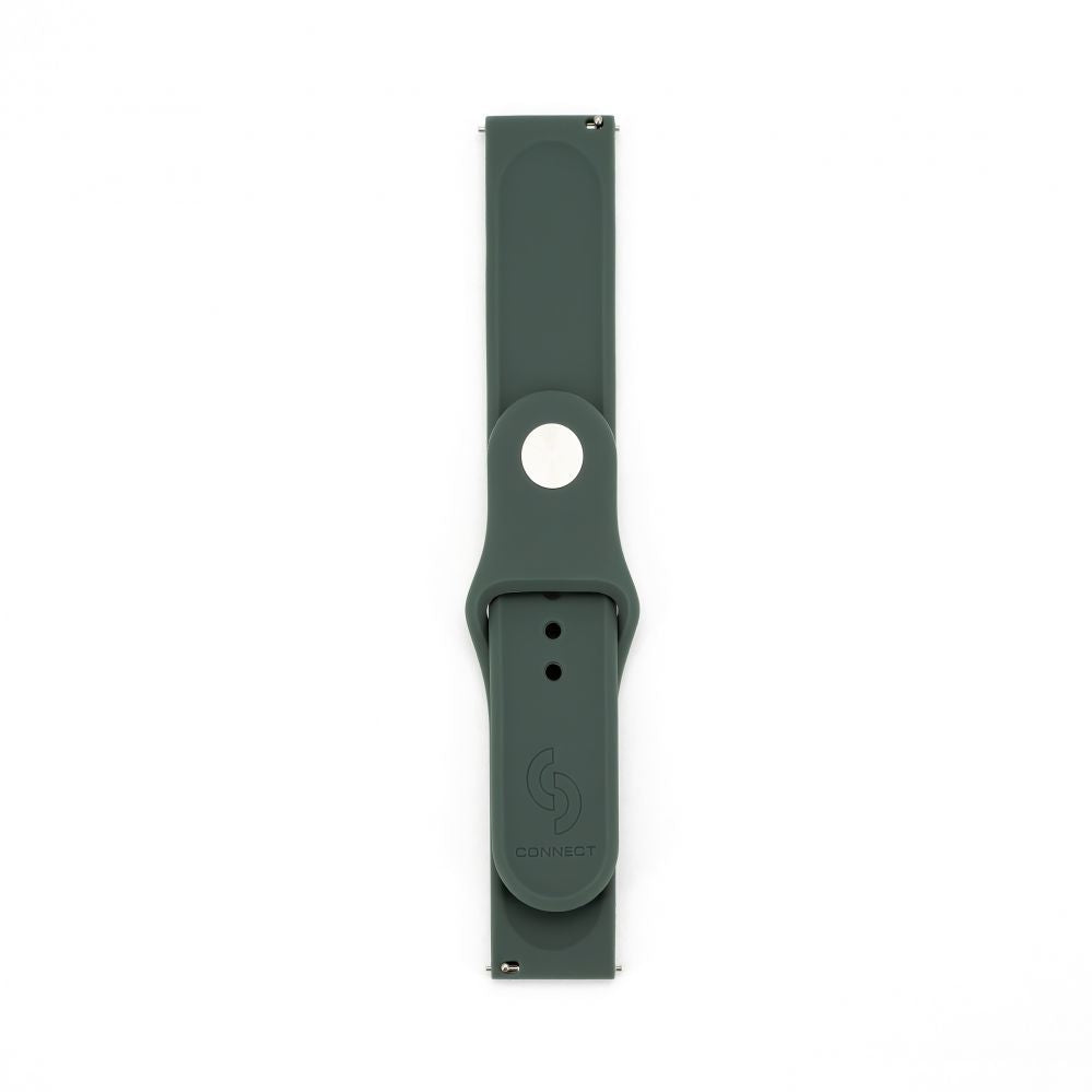 Rihm Connect  20mm Silicone Loop Watch Strap (S/M 110mm) Olive