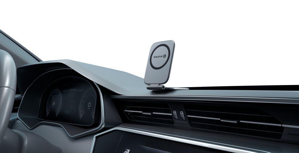 Universal holder (Popsocket) Evelatus  MagSafe NON-Qi magnet mount (for Car Screen/dashboard, laptop, tablet, monitor) Black