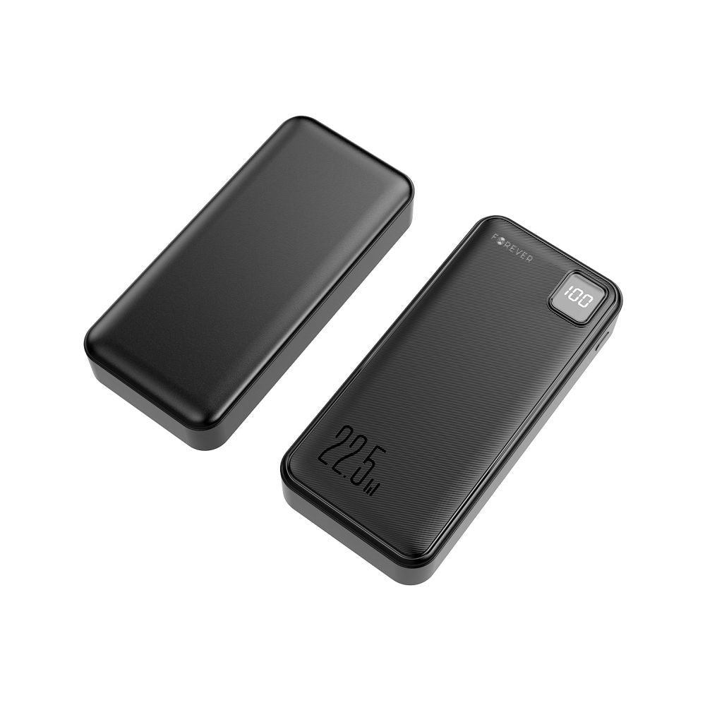 Väline aku Forever  Forever power bank TB-300L PD QC 22,5W 20000 mAh black