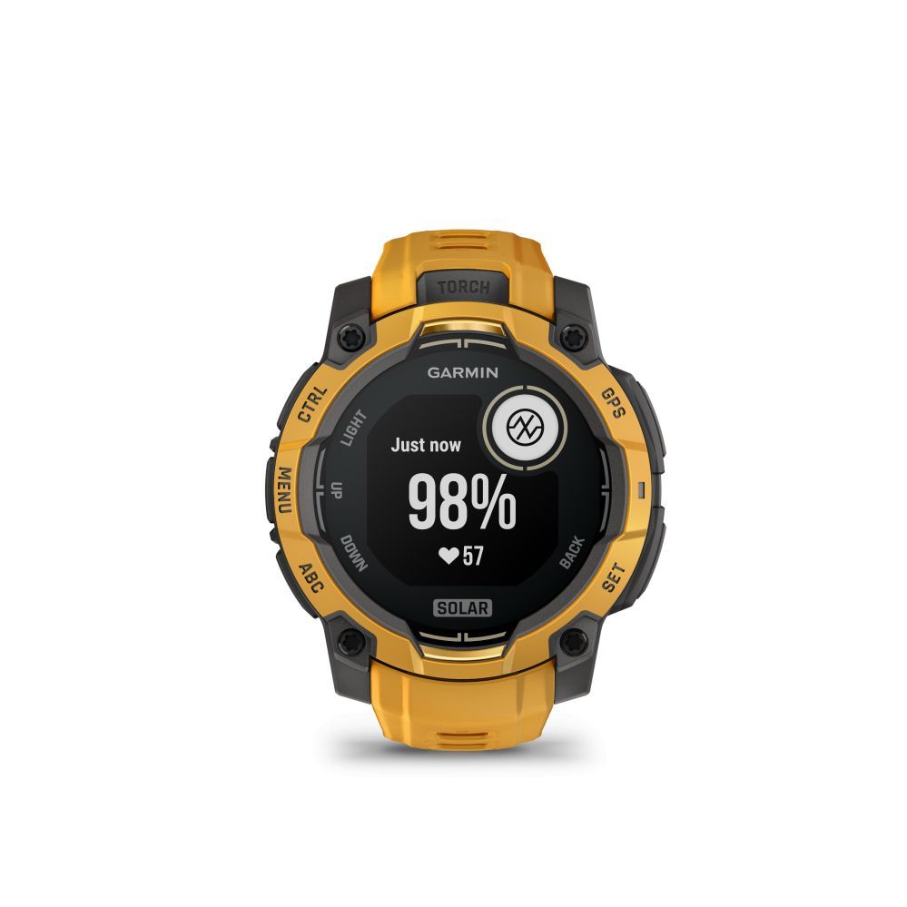 Умные часы Garmin  Instinct 3 – 45 mm, Solar
Sunburst with Sunburst/Grey Band