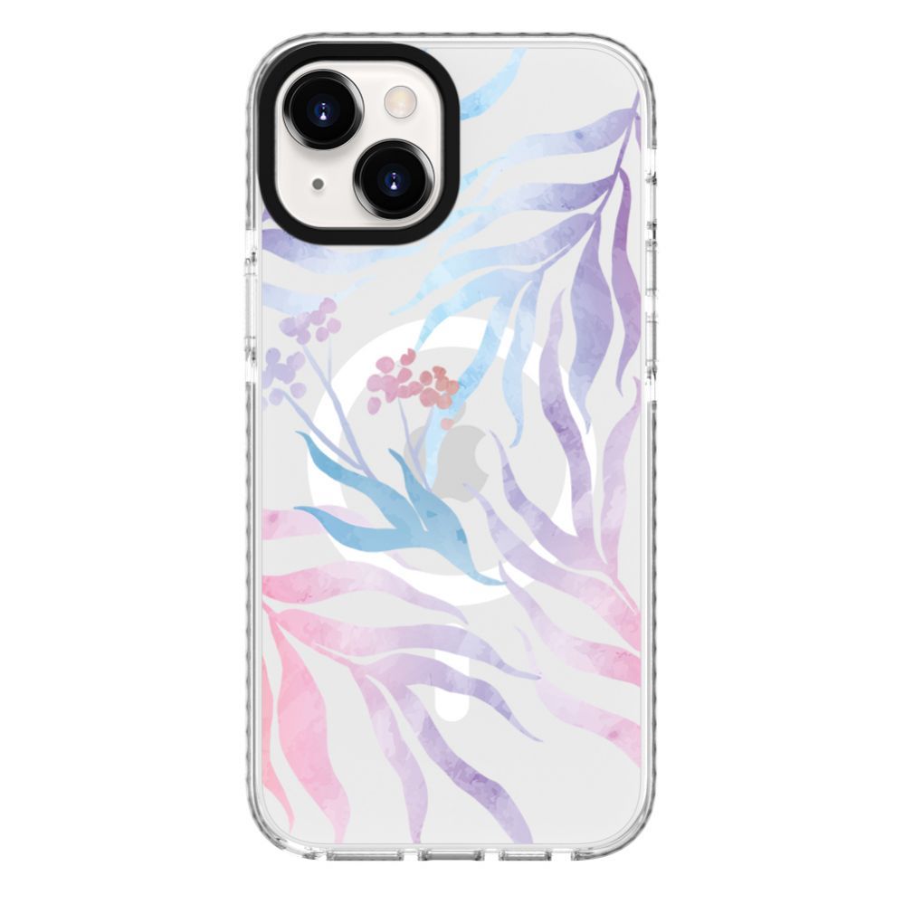 Чехол на заднюю панель Evelatus Apple iPhone 15 PC+TPU With MagSafe Customized Print Flower