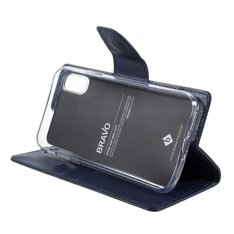 Чехол книжка Mercury Apple iPhone X/XS Bravo Diary Navy