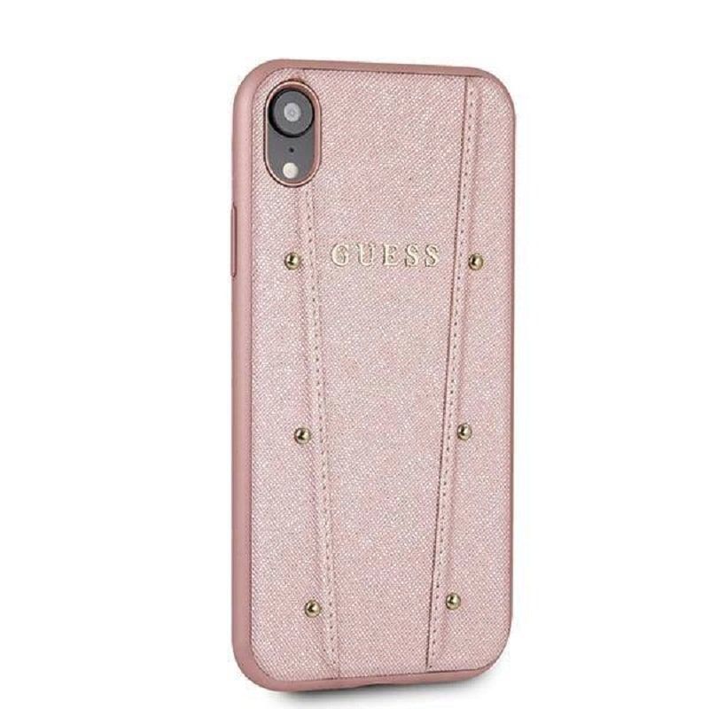 Чехол на заднюю панель Guess - iPhone XR Kaia Hard Case Rose Gold