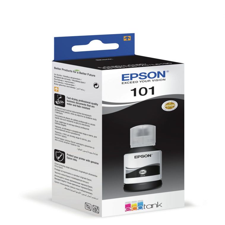 Printer accessories EPSON  101 EcoTank BK   Ink Bottle, Black