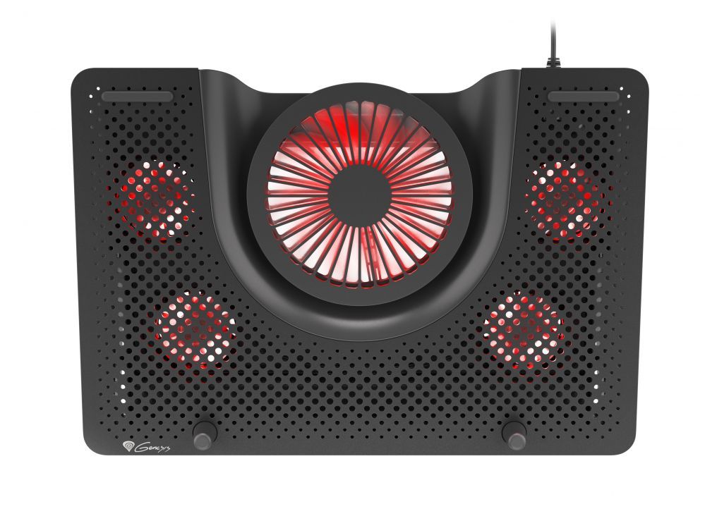 Jahutid Genesis  Laptop cooling pad, OXID 550 15.6-17.3 5 FANS, LED LIGHT, 1 USB