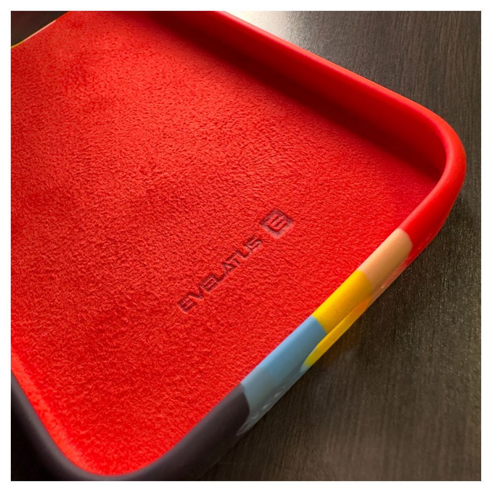 Чехол на заднюю панель Evelatus Apple iPhone 14 Pro Max Silicone case Multi-Colored Rainbow