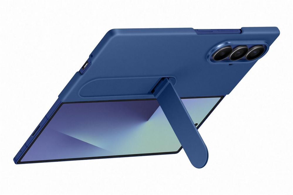 Чехол на заднюю панель Samsung  MF966CNEGWW Silicone Case Samsung Galaxy Fold7, Blue