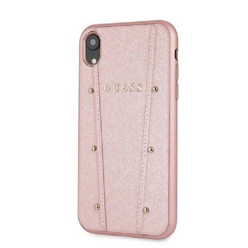 Чехол на заднюю панель Guess - iPhone XR Kaia Hard Case Rose Gold