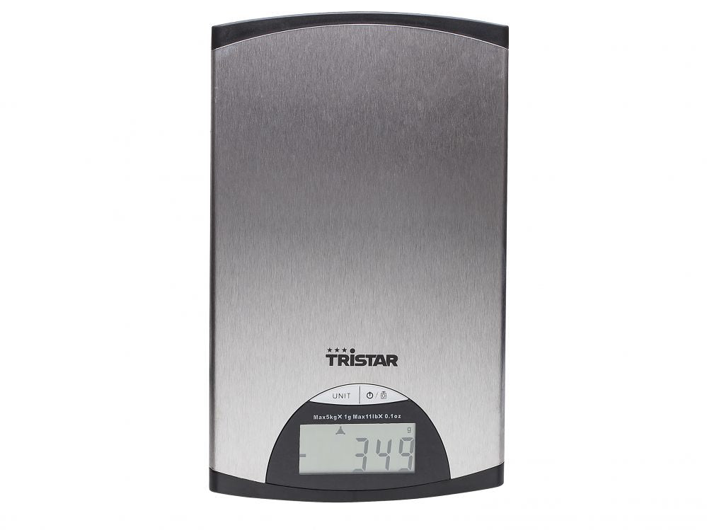 Кухонные весы Tristar  Kitchen scale KW-2435 Maximum weight (capacity) 5 kg, Metallic
