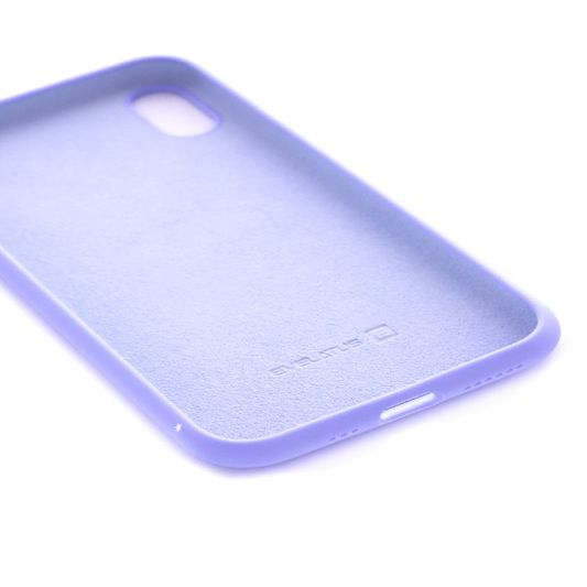 Tagakaaned Evelatus Apple iPhone Xs Premium Soft Touch Silicone Case Lilac Purple