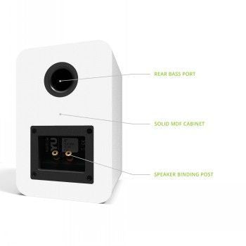 Bluetooth Speaker Accessories KANTO AUDIO  KANTO AUDIO PAIR - PASSIVE SPEAKERS WITH 1" SILK DOME TWEETER AND 4" KEVLAR WOOFER - WHITE