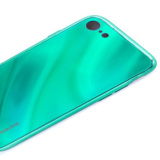 Tagakaaned Evelatus Apple iPhone 7/8 Water Ripple Full Color Electroplating Tempered Glass Green