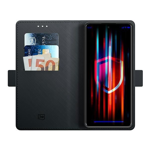 Kaaned - kaaned 3MK  3MK Wallet Case Oppo Reno10 5G czarny/black