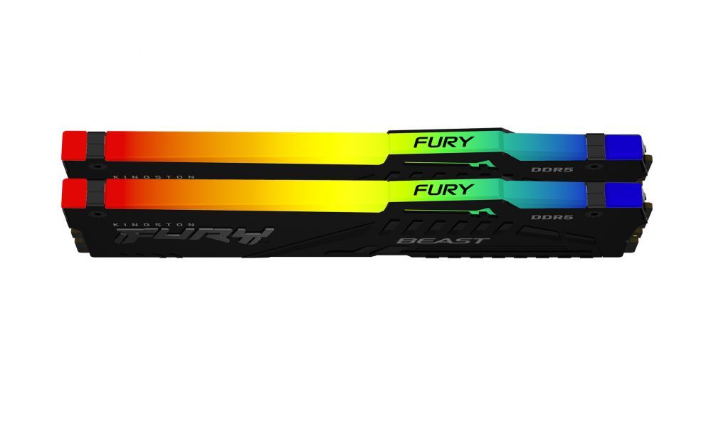 Оперативная память DDR4 Kingston  Fury Beast 16GB DDR5, 6000 MHz, CL30, 288-Pin, DIMM Kit (8GB x 2)