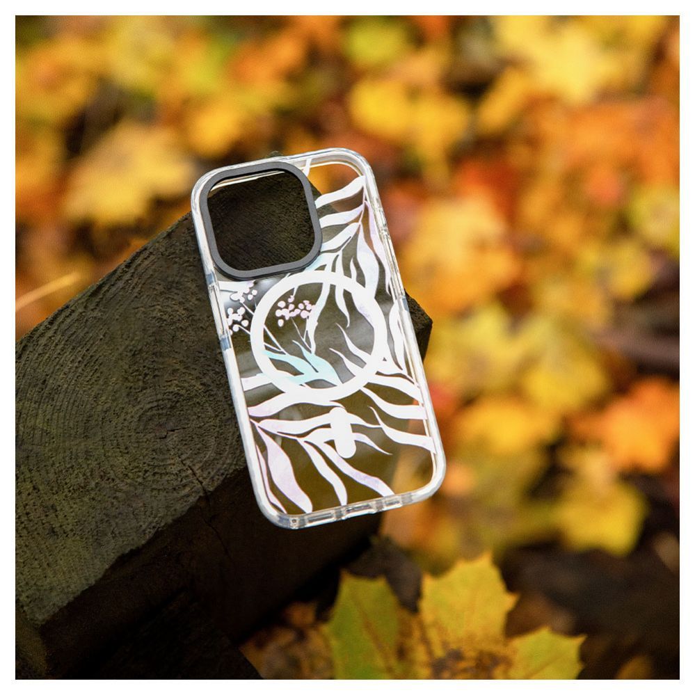 Чехол на заднюю панель Evelatus Apple iPhone 15 Pro PC+TPU With MagSafe Customized Print Flower