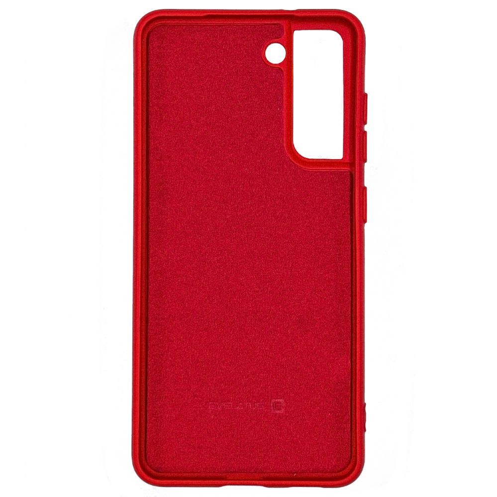 Tagakaaned Evelatus Samsung Galaxy S21 FE Nano Silicone Case Soft Touch TPU Red