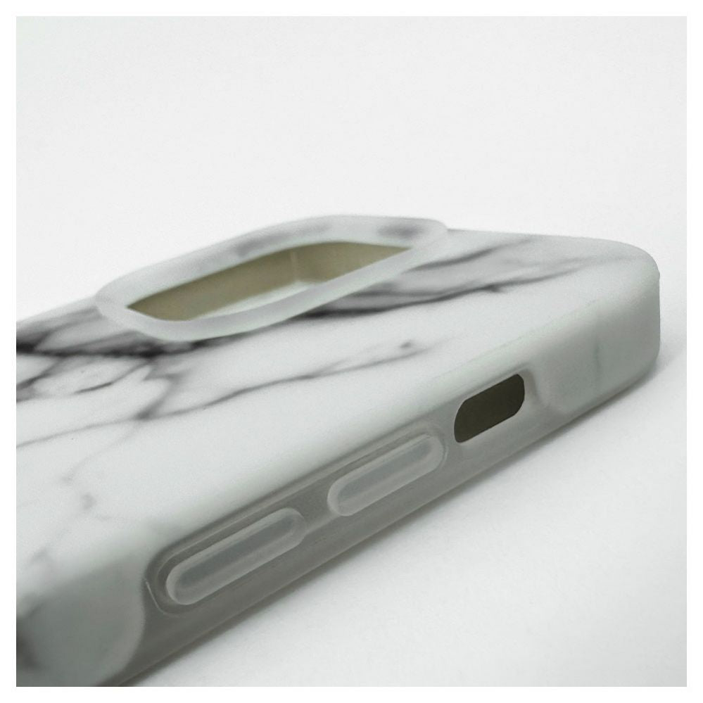 Чехол на заднюю панель Evelatus Apple iPhone 14 Pro Premium Silicone case Customized Print Marble White