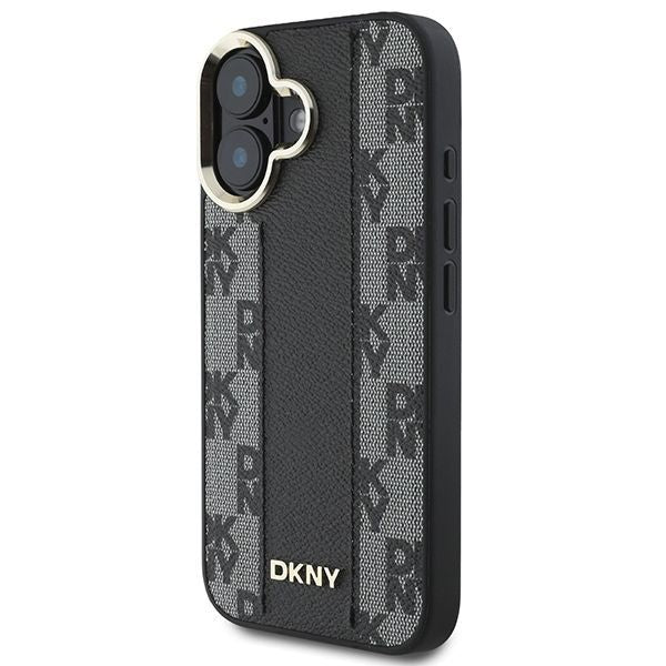 Other Phone Accessory DKNY Apple DKNY Checkered Pattern Magsafe iPhone 16 Case - Black