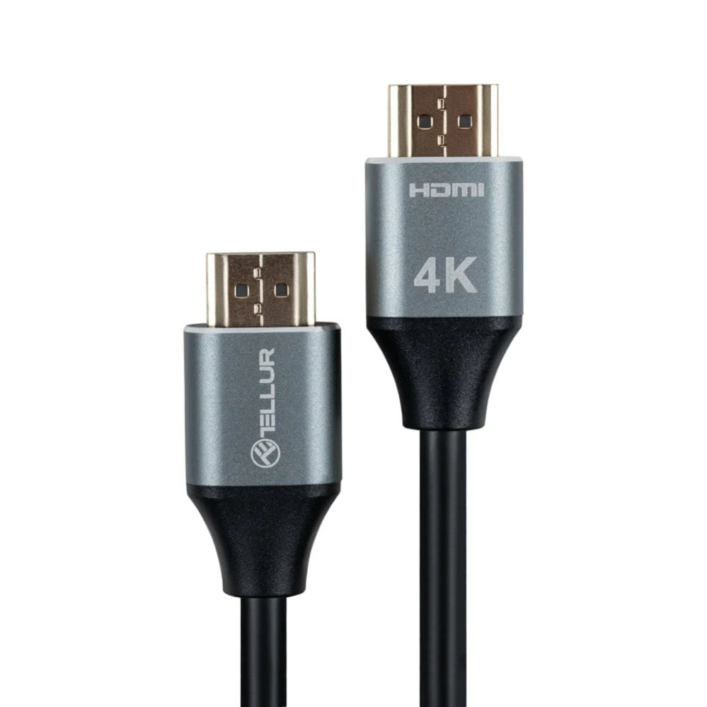 Кабель Tellur  High Speed HDMI 2.0 cable, 4K 18Gbps plug-plug Ethernet gold-plated 3m black