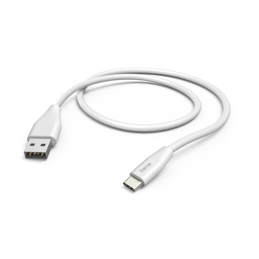 Kaabel Hama  Hama 00201596 Charging Cable, USB-A - USB-C 1.5m white