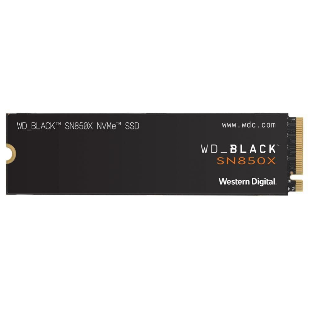 Kõvaketas SSD Western Digital  SSD||Black SN850X|1TB|M.2|PCIE|NVMe|Write speed 6300 MBytes/sec|Read speed 7300 MBytes/sec|2.38mm|TBW 600 TB|WDS100T2X0E
