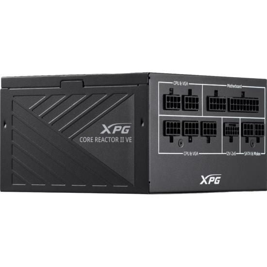 Блок питания ADATA  Power Supply||XPG CORE REACTOR II VE|850 Watts|Efficiency 80 PLUS GOLD|COREREACTORIIVE850G-BKCEU