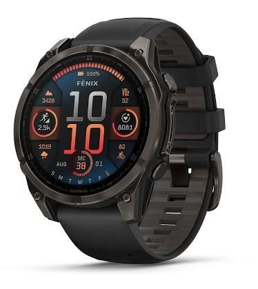 Smart watches Garmin  FENIX 8 SAPPHIRE/BLACK/GRAY 47 mm, AMOLED