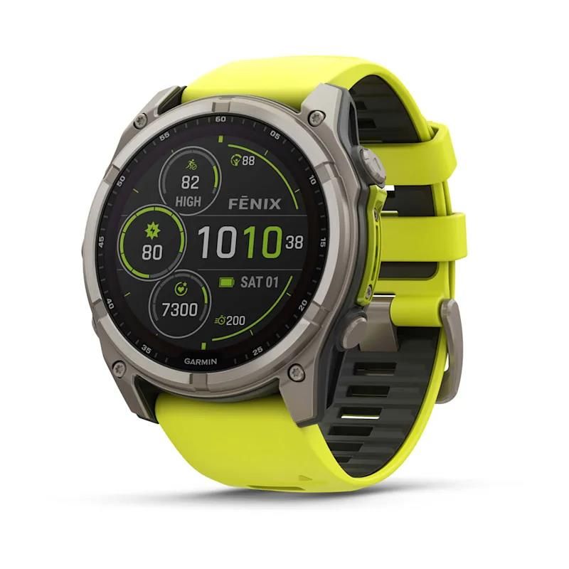 Nutikell Garmin  FENIX 8 SAPP. SOLAR/YELLOW 51 mm