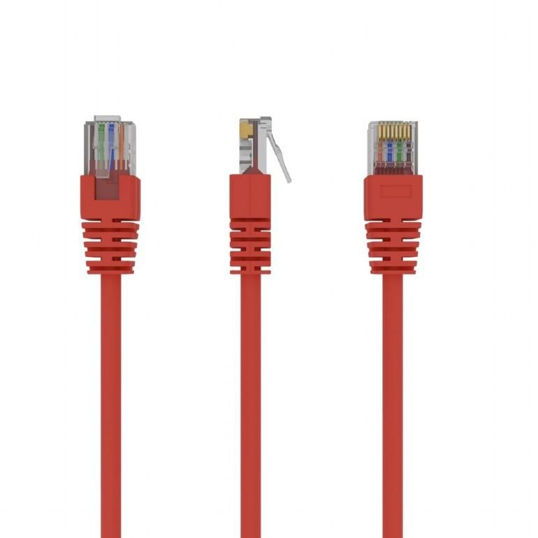 Коммутатор Gembird  PATCH CABLE CAT5E UTP 1.5M/RED PP12-1.5M/R