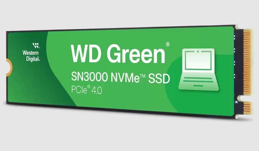 Kõvaketas SSD Western Digital  SSD||Green|1TB|M.2|PCIe Gen4|NVMe|Write speed 4200 MBytes/sec|Read speed 5000 MBytes/sec|2.3mm|TBW 150 TB|WDS100T4G0E