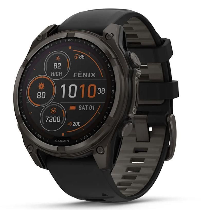 Умные часы Garmin  FENIX 8 SAPP. SOLAR/BLACK/GRAY 010-02907-11