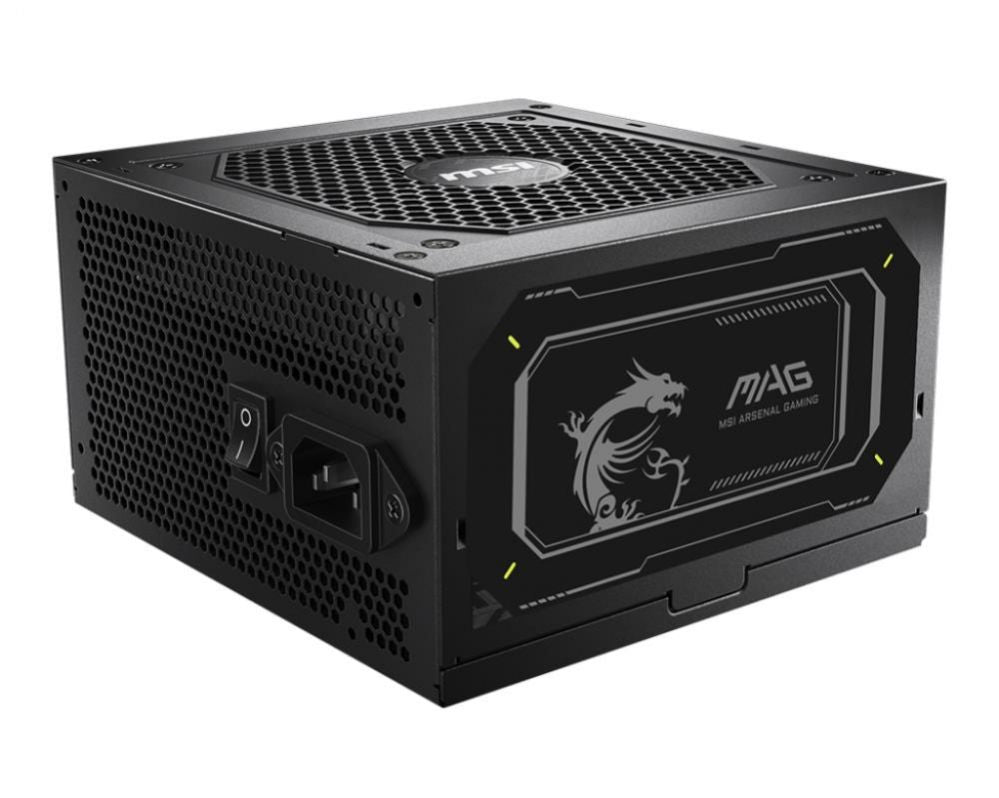 Toiteplokk MSI  Power Supply||MAG A850GL PCIE5 II|850 Watts|Efficiency 80 PLUS GOLD|PFC Active|MAGA850GLPCIE5II