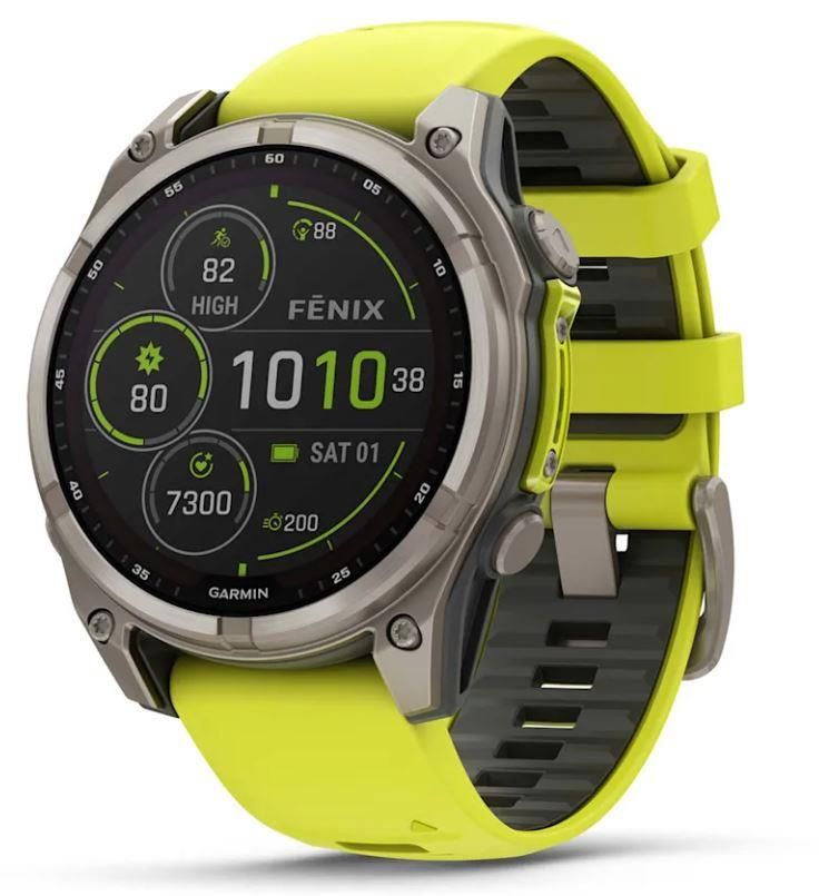Умные часы Garmin  FENIX 8 SAPP. SOLAR/YELLOW 010-02906-21