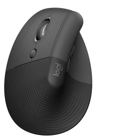 Компьютерная мышь Logitech  MOUSE USB OPTICAL WRL VERTICAL/BLACK 910-006474