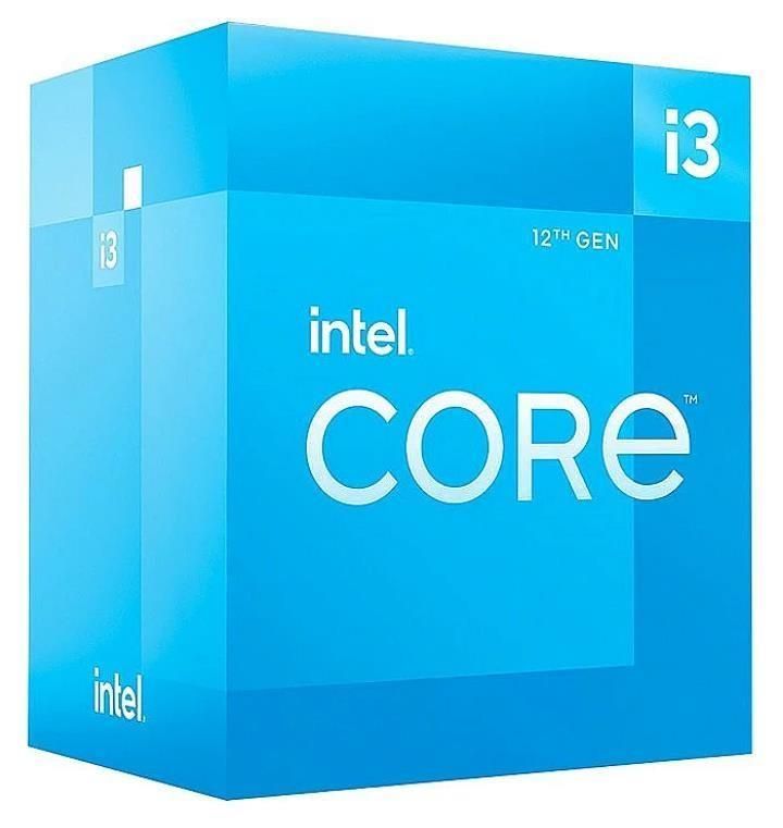 Процессор Intel  CPU||Desktop|Core i3|i3-12100F|Alder Lake|3300 MHz|Cores 4|12MB|Socket LGA1700|58 Watts|BOX|BX8071512100FSRL63