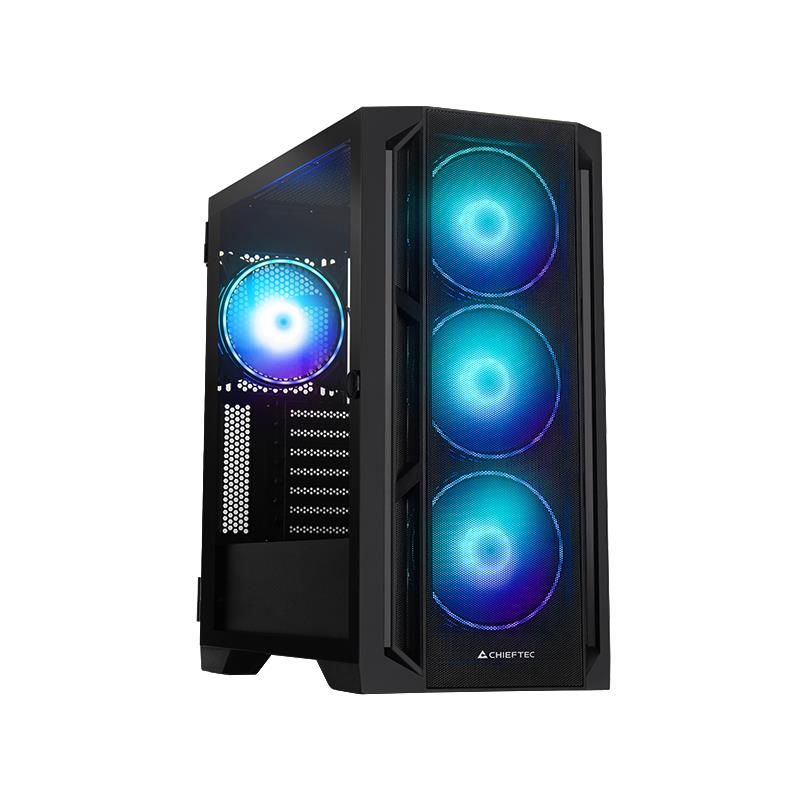 Computer case Chieftec  Case||APEX LUMO|Tower|ATX|EATX|MicroATX|MiniITX|Colour Black|GA-01B-L-OP