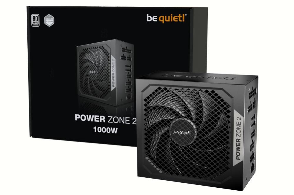 Power Supply BE QUIET  Power Supply||POWER ZONE 2|1000 Watts|Peak Power 1070 Watts|Efficiency 80 PLUS PLATINIUM|MTBF 100000 hours|BP008EU