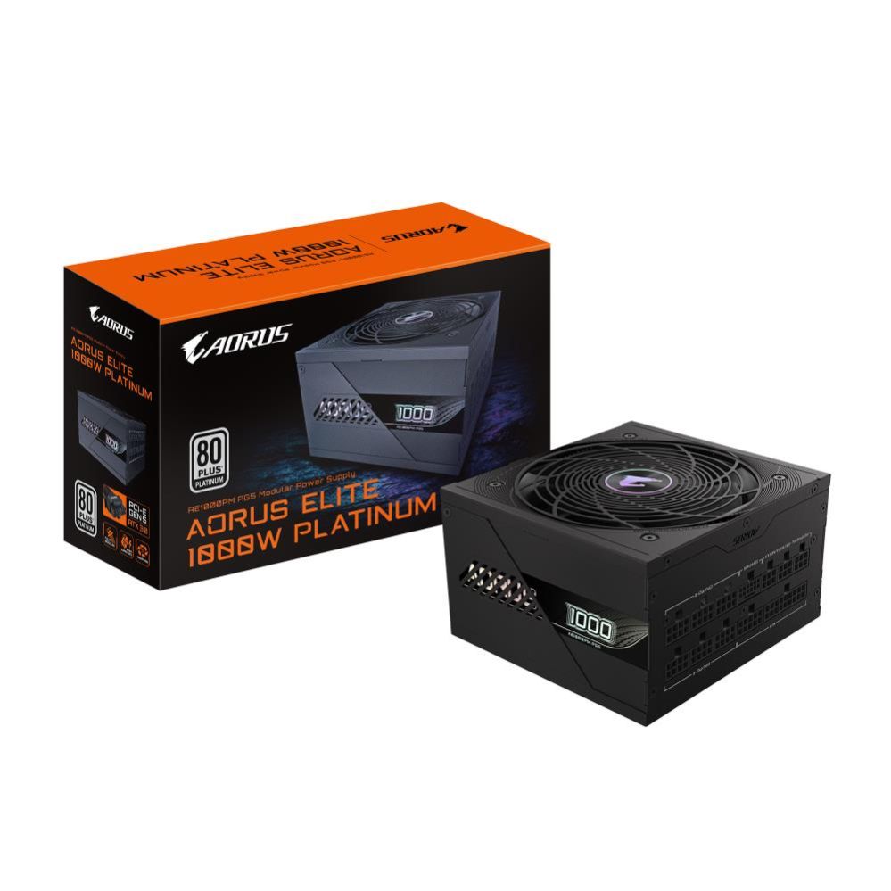 Power Supply Gigabyte  Power Supply|NZXT|GP-AE1000PM PG5|1000 Watts|Efficiency 80 PLUS PLATINIUM|PFC Active|MTBF 100000 hours|GP-AE1000PMPG5