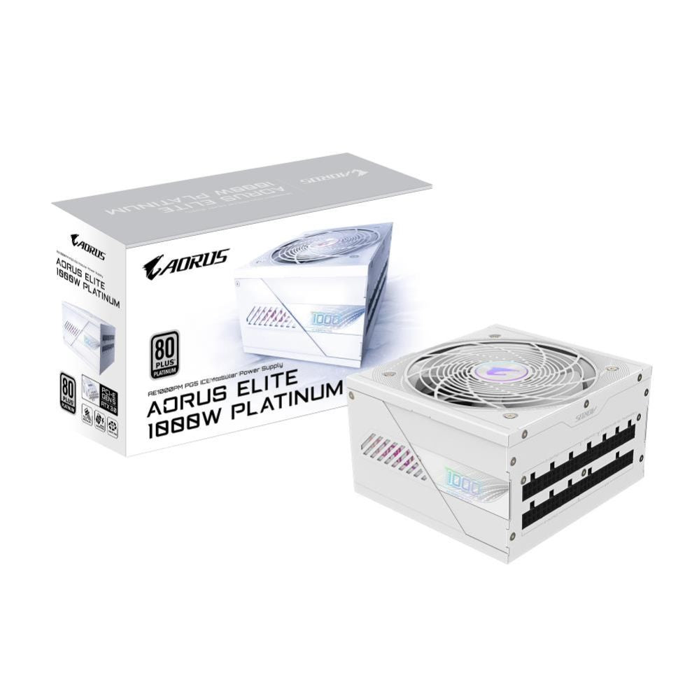 Toiteplokk Gigabyte  Power Supply||GP-AE1000PM PG5 ICE|1000 Watts|Efficiency 80 PLUS PLATINIUM|PFC Active|MTBF 100000 hours|GP-AE1000PMPG5ICE