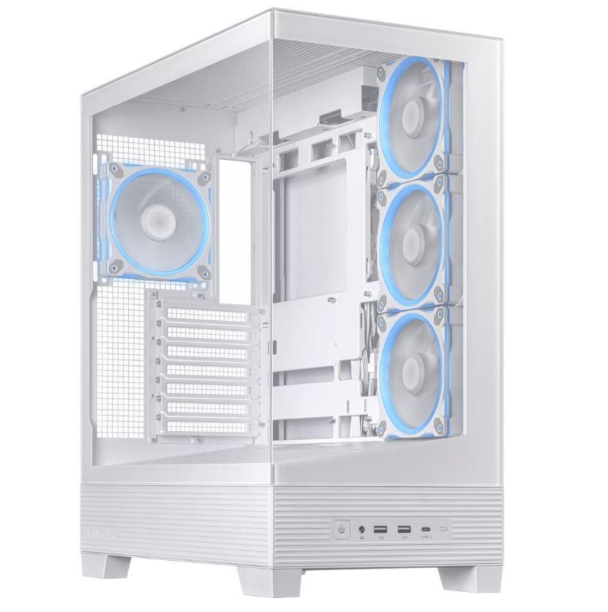 Корпус для компьютера Asus  Case|| A31 PLUS Case|MidiTower|Case product features Transparent panel|ATX|BTX|MicroATX|MiniITX|Colour White|A31PLUSTGARGBWHITE