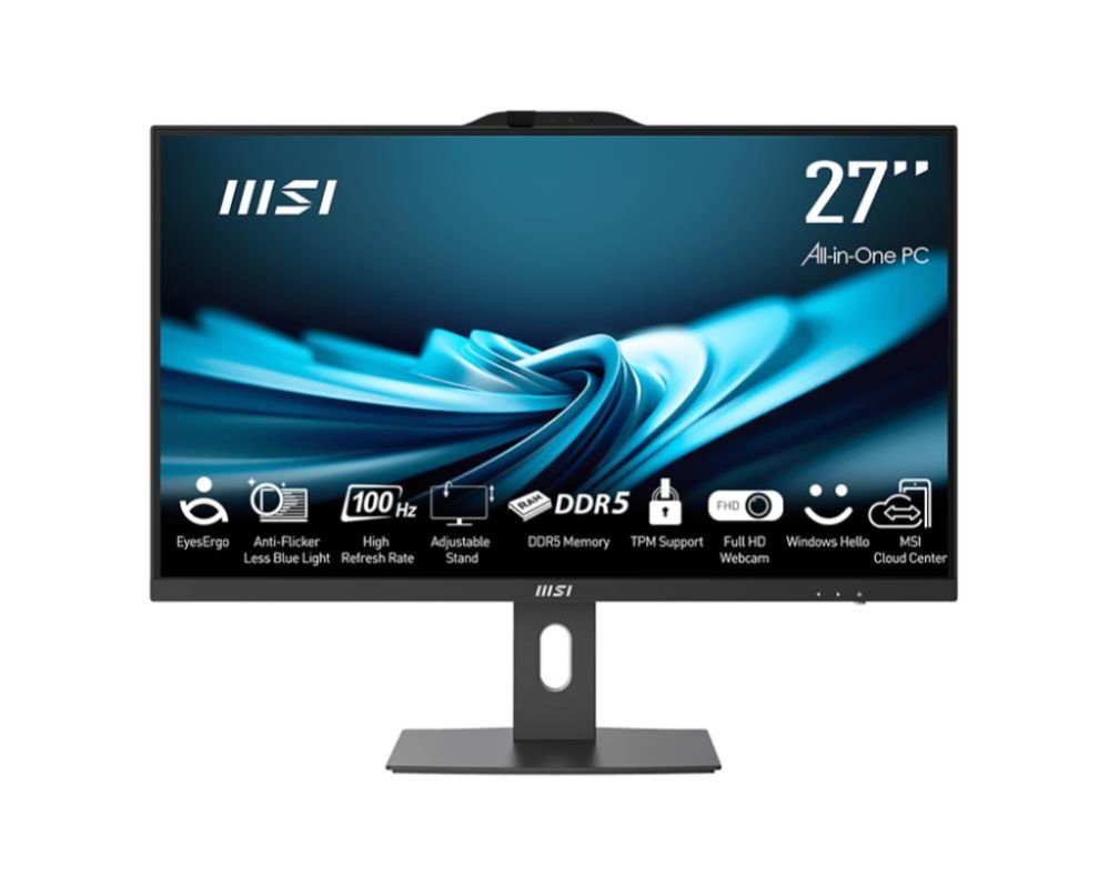 Other Computer Accessory MSI  Monoblock PC||PRO|AP272P 14M|Business|All in One|CPU Core i5|i5-14400|2500 MHz|Screen 27"|RAM 16GB|DDR4|3200 MHz|SSD 512GB|Graphics card Intel UHD Graphics|Integrated|Windows 11 Pro|Colour Black|PROAP272P14M-496EU