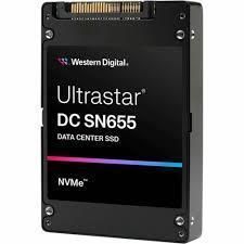 Kõvaketas SSD Western Digital  SSD||SSD series Ultrastar DC SN655|3.84TB|PCIe Gen4|NVMe|NAND flash technology TLC|Write speed 2600 MBytes/sec|Read speed 6800 MBytes/sec|Form Factor U.3|MTBF 25000000 hours|0TS2461