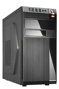 Arvuti korpus GOLDEN TIGER  Case||Baltimore 530|MiniTower|Not included|MicroATX|Colour Black|BALTIMORE5302USB2+2USB3